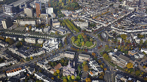 Luchtfoto Keizerkarelplein