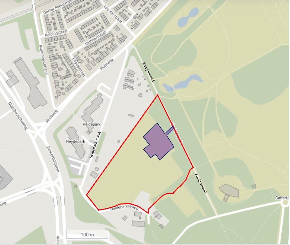 Locatie tijdelijke opvang konijnenpad