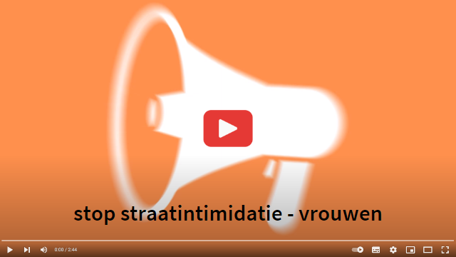 printscreen van youtube die linkt naar externe youtube video stop straatintimidatie vrouwen