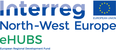 logo e-hubs logo Interrreg North-West Europe eHUBS
